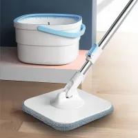 Steam mop with separation of dirty water and self-cleaning scrubbin, swivel head, dry and wet, for household, kitchen, bathroom - different colors