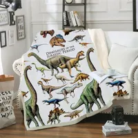 Blanket with dinosaurs