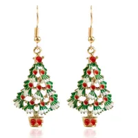 Christmas Tree Shaped Ear Stud Party Banquet Gift