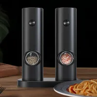Electric salt and pepper grinder - Automatic, adjustable roughness, with LED lighting