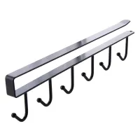 Hinged holder for kitchen utensils