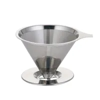 Stainless steel dripper coffee dripper