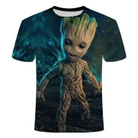 Super T-shirt with cute Groot motif