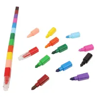 Set 12 creioane colorate pliabile
