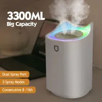 Umidificator de aer cu iluminare - Capacitate mare, ceață rece
