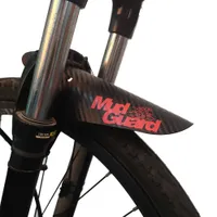 Small sports mudguard on the front bike