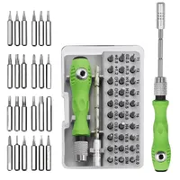 Screwdriver with 32 magnetic adapters Screwdriver with adjustable length Set of adapters for screwdriver 32 pcs