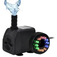 Silent aquarium pump with lighting