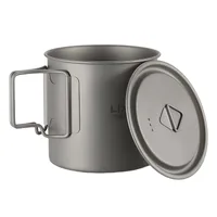 Titanium mug with cap 550 ml