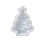 Moule en silicone pour bougies de Noël - arbre 7,5 x 5,5 cm