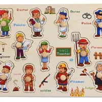 Puzzle pour enfants - Métiers