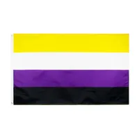 Flag of non-binary pride 60 x 90 cm