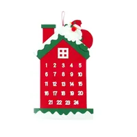 Hinged Advent calendar house 59 x 35 cm