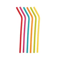 Reusable straw 8 mm 6 pcs N973