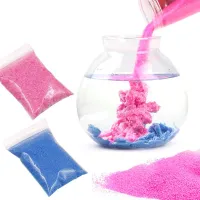 Magic sand resistant to water for endless fun - several color variants