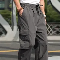 Men's Trends Cargo Trousers, Multi-caps, Free, Outdoors, Working, Streetwear, Hip Hop Style