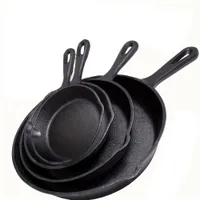 Set of cast iron pans 4pcs