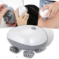 Vibration massage device for the scalp