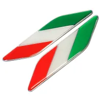 Naklejka na flagę włoskiego samochodu 2 k