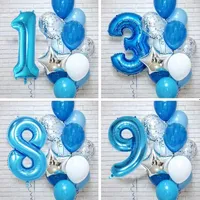 Zestaw balonów urodzinowych 12 szt.