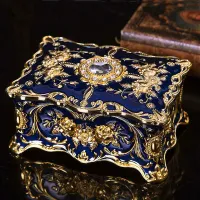 Luxurious vintage jewelry box