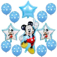 Set of inflatable children's balloons Minnie and Mickey
