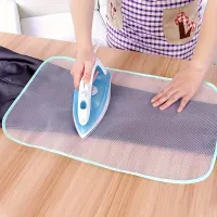 Ironing pad with thermal protection - for safe ironing without damage to clothing