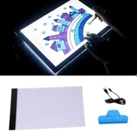 Illuminated LED drawing mat with clip