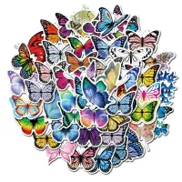 Stickers butterflies 10/30/50 pcs