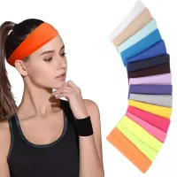 Summer single color sports headbands for women - suitable for yoga and other sports