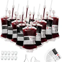 10 szt. sztucznej krwi z transfuzją
