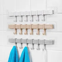 Multifunctional hooks for the bathroom