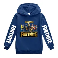 Hanorac pentru copii cu glugă și imprimeu pe mâneci și piept Fortnite