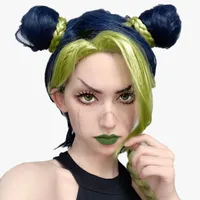 Matte green lipstick for cosplay JoJo