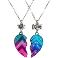 Colourful necklace- best friendship