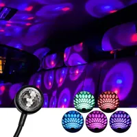 Colored LED USB projector for car