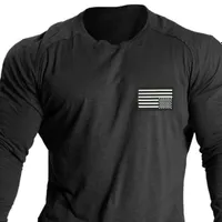 Férfi póló Grafikai póló Raglan T-póló Design Alap A közös viselet póló Grafikai nyomatok Jellemzők Hosszú ujjú póló Fekete Navy Blue Army Zöld Outdoor Daily Sports