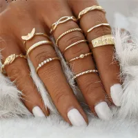 Luksusowy zestaw pierścionków damskich - różne warianty