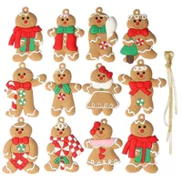 Christmas gingerbread ornament 12 pcs