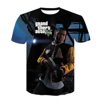 Férfi- és fiúing menő Grand Theft Auto 5 lenyomattal