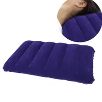 Practical inflatable pillow in blue ideal for traveling Christoffer