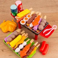 Artificial food set for barbecue