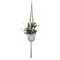 Hanging jute holder Retro