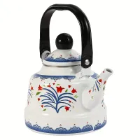 1 Piece Enamel Kettle, 1,1 L, Tea Pot, Coffee maker