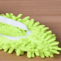 Microfiber mop cleaning slippers - cleaning as fun