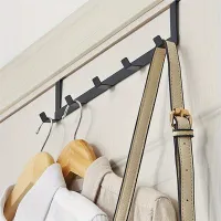 Wall hanger with 5 hooks on the door