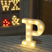 Písmená abecedy LED - celá abeceda