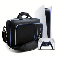 Rucsac portabil pentru PlayStation 5 cu spațiu de stocare mare - pentru consolă, controale, jocuri și altele