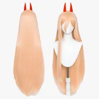 Motor saw Man Power Cosplay wig with horns