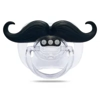 Funny pacifier - moustache, mouth